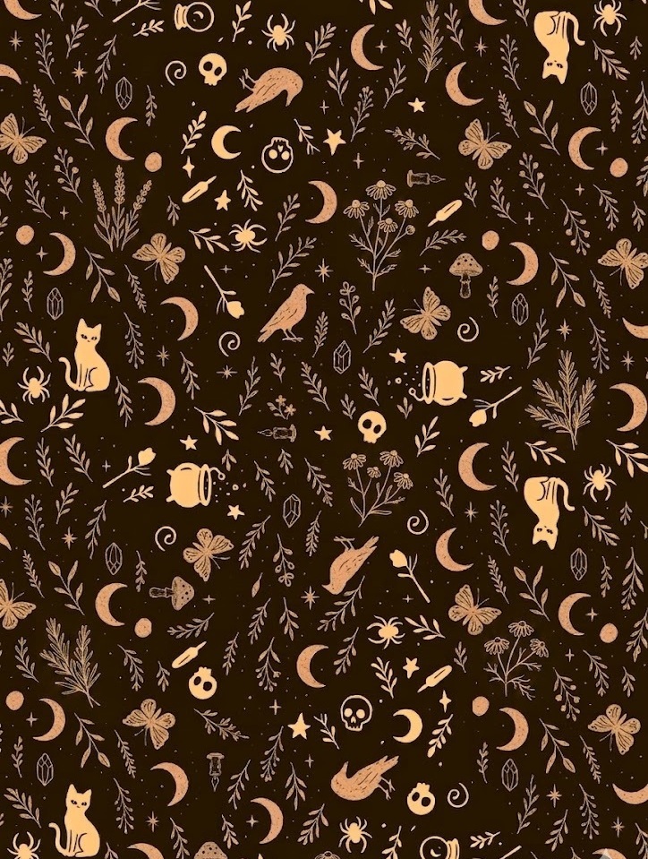 BROWN Cottagegoth Wrapping paper- 6 sheets